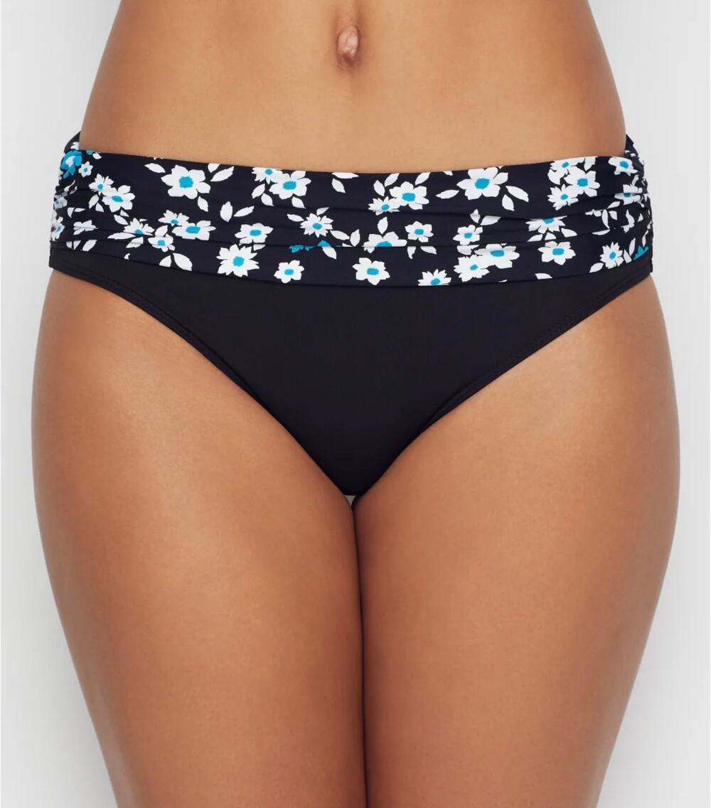 Anne Cole Beautiful Bunches Fold-over Bikini Bottom XS NWT